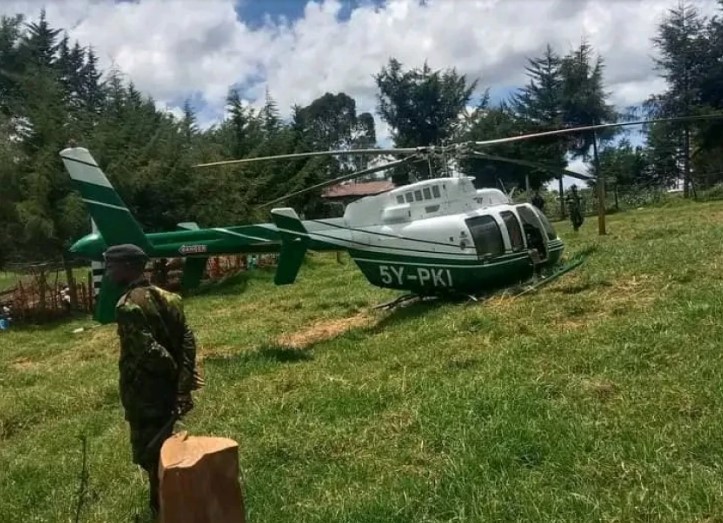 Aircraft carrying Kipchumba Murkomen