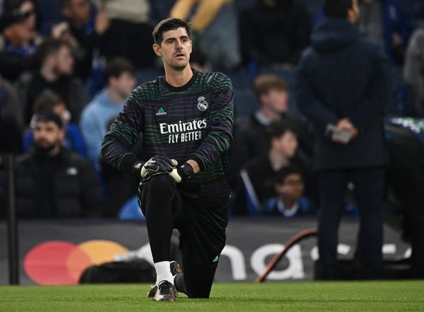 Madrid's Thibaut Courtois 