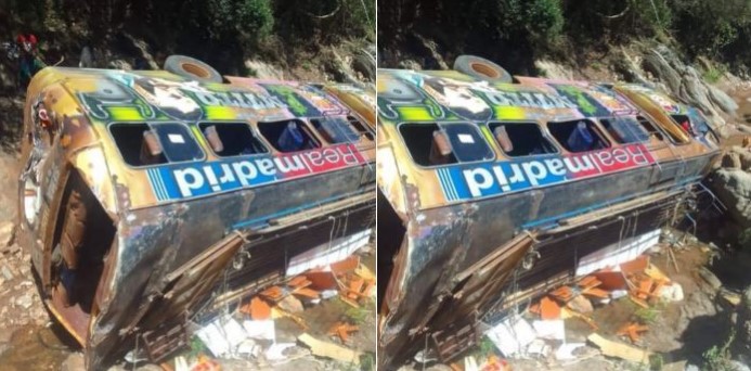 A minibus Plunges into river in Kibwezi on April 10, 2024