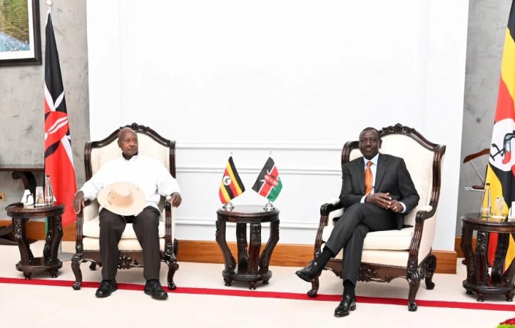 President Ruto and Yoweri Kaguta Museveni